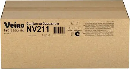 Фото №7 - VEIRO: Салфетки бумажные V 2сл 220л 16,2х21,0см белые
