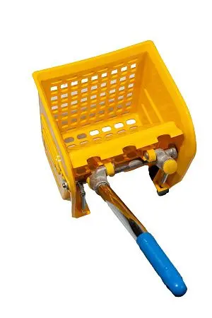 Фото №7 - Вик: Тележка 1х20 пластик с отжимом желтая MRY