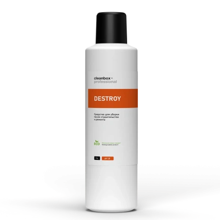 Фото №1 - Vortex: DESTROY 1л ср-во для уборки после строительства и ремонта концентрат тв. канистра