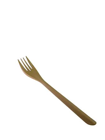 Фото №2 - Одноразовая продукция: Вилка столовая 170мм крахмал (биополимер) цвет Крафт /пач.=50 шт.