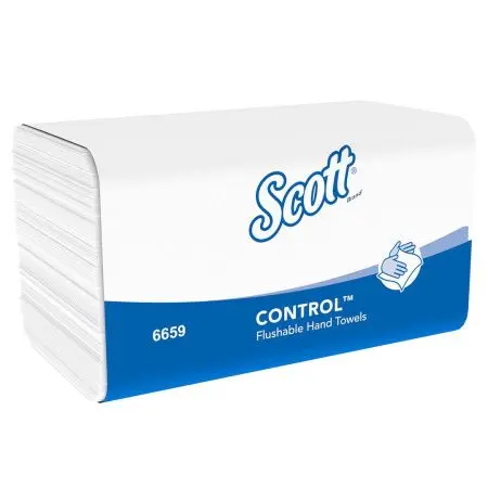 Kimberly-Clark: Полотенца бумажные Скотт 1сл 300л 21,0х21,5см белые