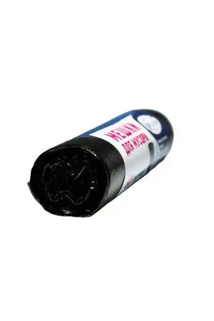 Мешки для мусора: 60л 60х70 ПНД 7мкм VCLEAN черные /рул.=30 шт.