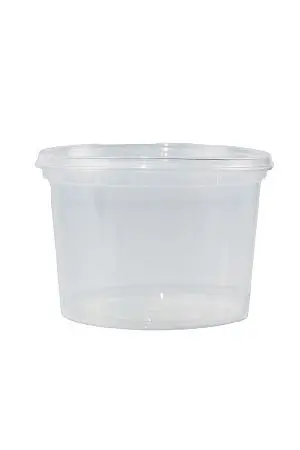 Фото №2 - Одноразовая продукция: Контейнер 500мл D=112мм круглый с крышкой /пач.=198 шт.