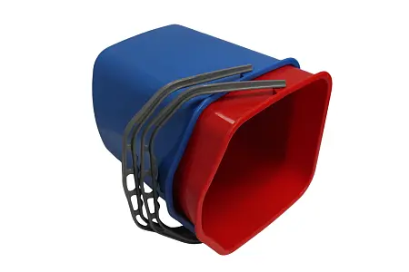 Фото №14 - Вик: Тележка 2х20л металл окрашенная + отжим Vclean