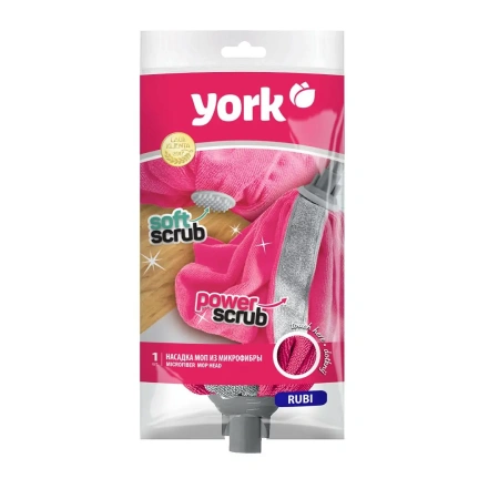 Хозяйственный инвентарь: МОП насадка на швабру YORK Руби