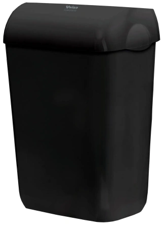 Фото №1 - VEIRO: Корзина для мусора 43л MaxBIN черный с крышкой