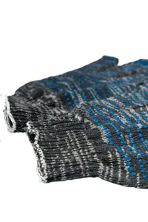 Фото №4 - Перчатки: х/б вязаные с ПВХ 4-х ниточные Графит