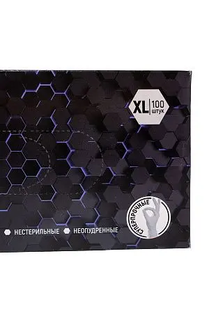 Фото №9 - Перчатки: виниловые XL одноразовые неопудренные /пач.=100 шт.