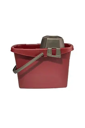 Фото №2 - Хозяйственный инвентарь: Ведро с отжимом 13л пластик МОП прямоугольное