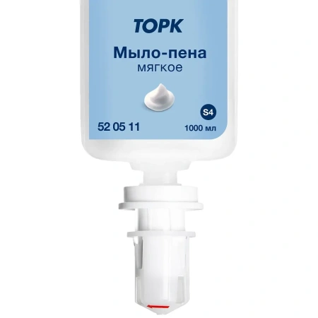 Tork: Мыло S4 пена 1л жидкое для рук МЯГКОЕ