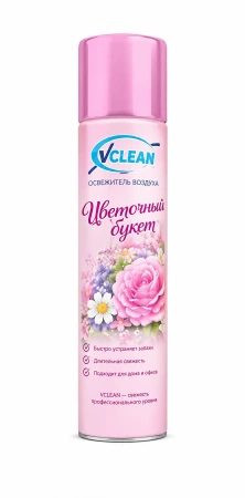Освежители воздуха: VCLEAN 300мл ЦВЕТОЧНЫЙ БУКЕТ
