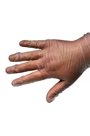 Фото №13 - Перчатки: виниловые М одноразовые неопудренные /пач.=100 шт.