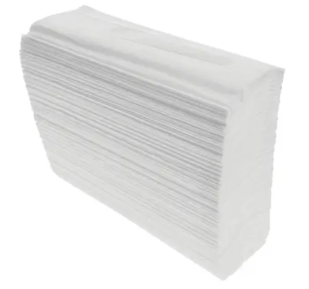 Фото №1 - Вик: Полотенца бумажные V 1сл 550л 100% целлюлоза, система Н5 ПикСёрв