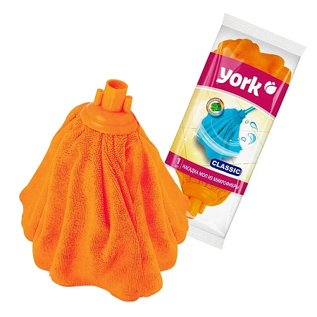 Фото №3 - Хозяйственный инвентарь: МОП насадка на швабру YORK Классик микрофибра в асс.