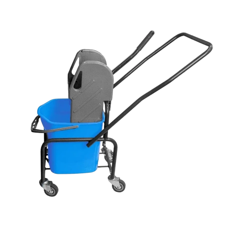 Фото №1 - Вик: Тележка 1х20л металл окрашенная + отжим Vclean