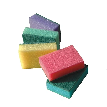 Фото №15 - Губки,скрабы: для посуды YORK Maxi 9х7х4.3 проф /пач.=3 шт.