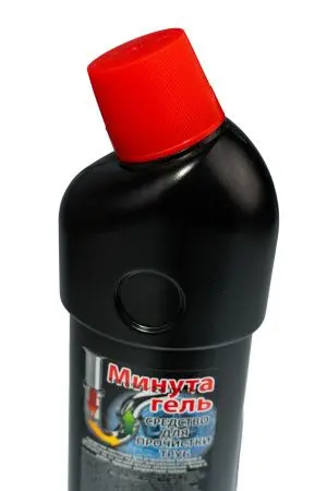 Чистящее средство: МИНУТА-Гель 1л для прочистки труб