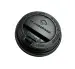 Превью №1 - Одноразовая продукция: Крышка к стакану бумажному d=80мм с питейником черная Скандипакк /пач.=100 шт.