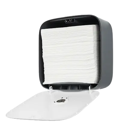 Фото №2 - Кеман: Диспенсер для полотенец в пачках Z-сложения (P4) пластик белый