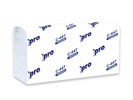 Фото №2 - Вик: Полотенца бумажные W 2сл 150л 21,5х32см 100% целлюлоза белые PROtissue