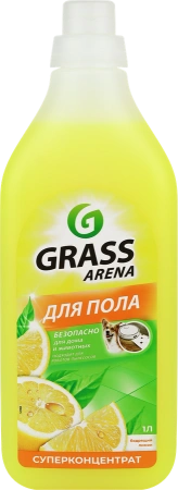 Фото №1 - Grass: Арена 1л нейтральное моющее средство с полирующим эффектом Аромат лимона