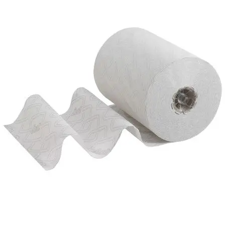 Kimberly-Clark: Полотенца бумажные Скотт Слимролл 1сл 190м/19,8 белые