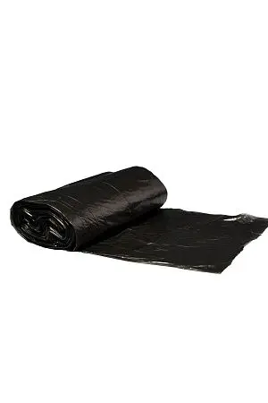 Фото №5 - Мешки для мусора: 30л 50х60 ПНД 5мкм VCLEAN черные ЭКОНОМ /рул.=30 шт.