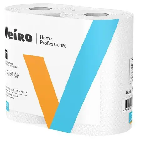 VEIRO: Полотенца бумажные 2сл 32м/22 Home белые /пач.=2 шт.