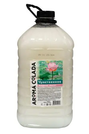 Фото №1 - Мыло жидкое: АРОМА КОЛАДА 5л ЧУВСТВЕННОЕ с перламутром