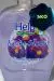 Превью №2 - Мыло жидкое: ХЭЛП 500г крем-мыло с антибактериальным эффектом ФИАЛКА с дозатором