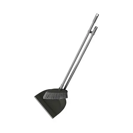 Фото №13 - Хозяйственный инвентарь: Совок для мусора пластик со щеткой "Лень" YORK