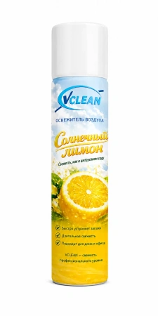 Фото №1 - Освежители воздуха: VCLEAN 300мл СОЛНЕЧНЫЙ ЛИМОН