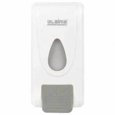 Фото №2 - Диспенсеры: для жидкого мыла 1000мл ЛАЙМА PROFESSIONAL ECONOMY наливной пластик белый