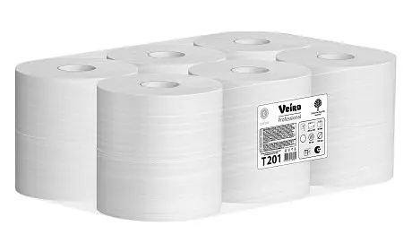 Фото №5 - VEIRO: Бумага туалетная 1сл 200м/9,5 Comfort белый