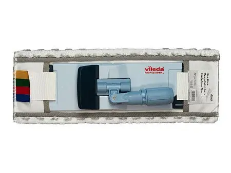 Фото №4 - Vileda: Моющая насадка КомбиСпид Про МикроЛайт Макси 40см бело-серый