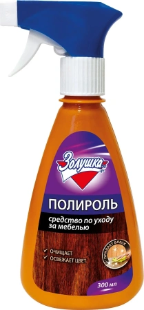 Фото №1 - Чистящее средство: ЗОЛУШКА 300мл полироль для мебели (триггер)