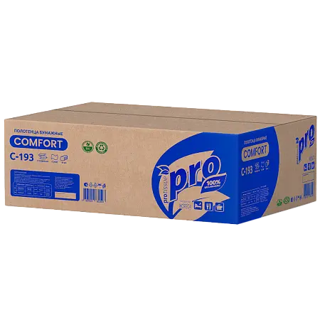 Фото №4 - Вик: Полотенца бумажные V 1сл 250л 21х22см 100% целлюлоза 33г белые PROtissue