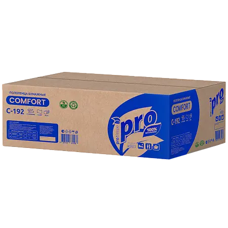 Фото №4 - Вик: Полотенца бумажные V 1сл 250л 21х22см 100% целлюлоза 25г белые PROtissue