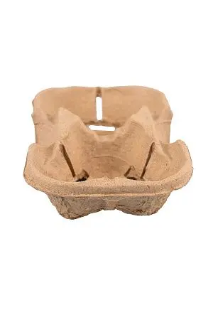 Фото №4 - Одноразовая продукция: Держатель для 2-х стаканов картонный /пач.=150 шт.