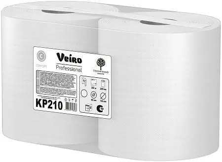 Фото №6 - VEIRO: Полотенца бумажные ЦВ 1сл 200м/20 Comfort белые