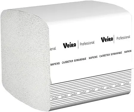 Фото №6 - VEIRO: Салфетки бумажные V 2сл 220л 16,2х21,0см белые
