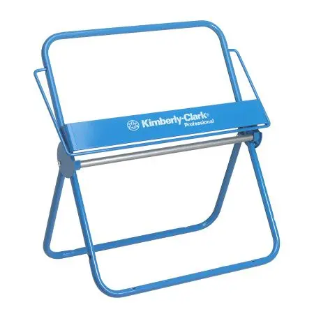 Фото №1 - Kimberly-Clark: Диспенсер для протирочных рулонов металл синий