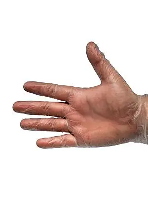 Фото №12 - Перчатки: виниловые М одноразовые неопудренные /пач.=100 шт.