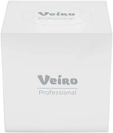 Фото №2 - VEIRO: Салфетки бумажные 2сл 80л 20х20см Premium косметические белые