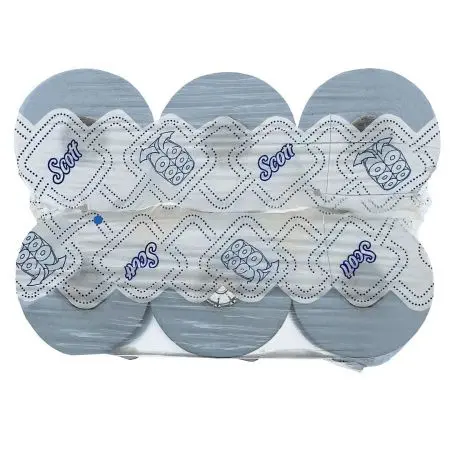 Kimberly-Clark: Полотенца бумажные Скотт Слимролл 1сл 190м/19,8 синие