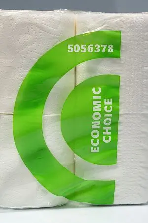 Фото №3 - Бумага туалетная: 2сл 16,2м целлюлоза цвет белый ХАЯТ ФОКУС Эконом /пач.=8 шт.