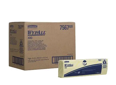Фото №6 - Kimberly-Clark: Салфетки Вайпол Х80 1сл 41,6х34,4см желтые /пач.=25 шт.