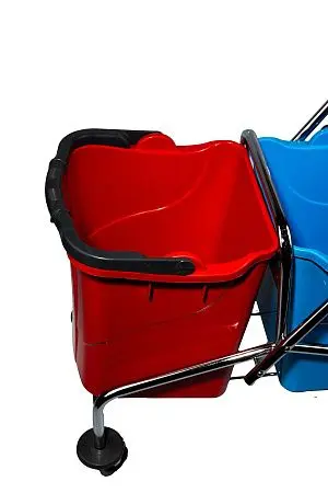 Фото №7 - Вик: Тележка 2х25л пластик + отжим