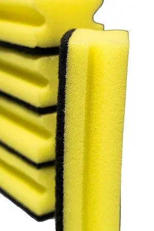 Фото №8 - Губки,скрабы: для посуды Скандик Тек 16х7х4.5 черный абразив /пач.=5 шт.