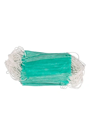 Фото №3 - Одноразовые: Маска 3-слойная на резинке медицинская Клевер